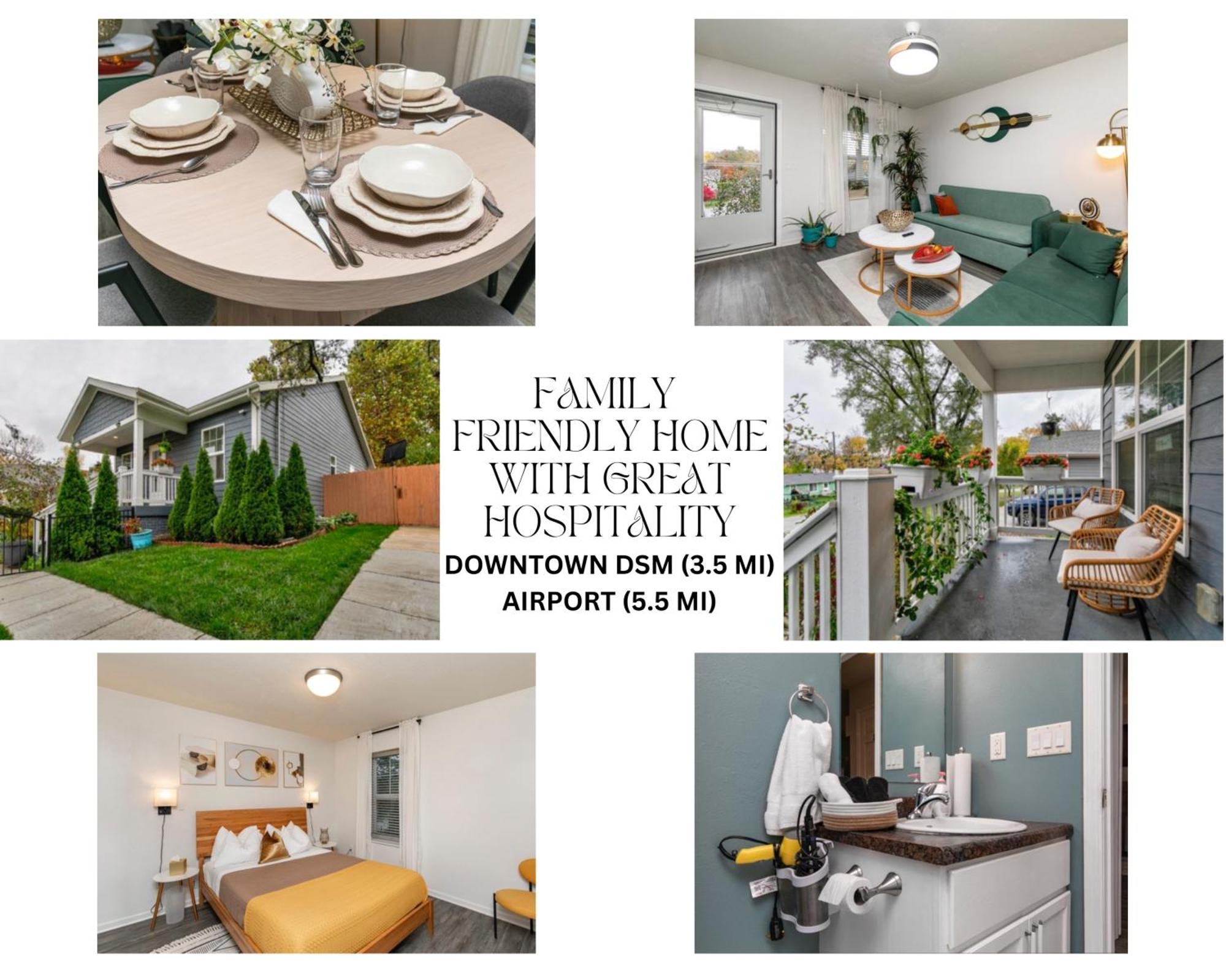 דה מוין Family Friendly Home Close To Airport And Downtown מראה חיצוני תמונה